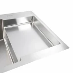 CM 78*50C L Мийка нержавійка Valeso Handmade з поглибленою полицею (3.0/0.8)