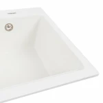 Кухонна мийка гранітна матова 7545 NIKA VALESO білосніжний