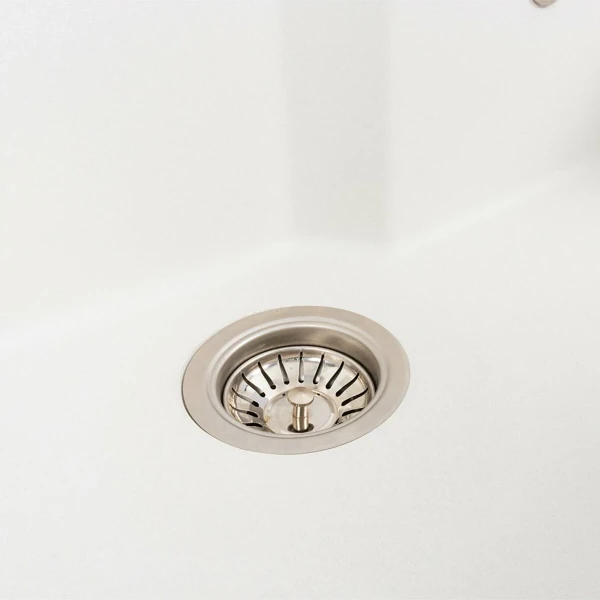 Кухонна мийка гранітна матова 7545 NIKA VALESO білосніжний