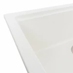 Кухонна мийка гранітна матова 7545 NIKA VALESO білосніжний