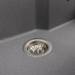 Кухонна мийка гранітна матова 7545 NIKA VALESO Сірий мусон