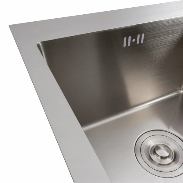 Кухонна мийка нержавійка 78*48 VALESO Handmade на дві чаші (3.0/0.8)
