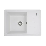 Гранітна мийка для кухні VALESO 6243 LIANA матова Білосніжна