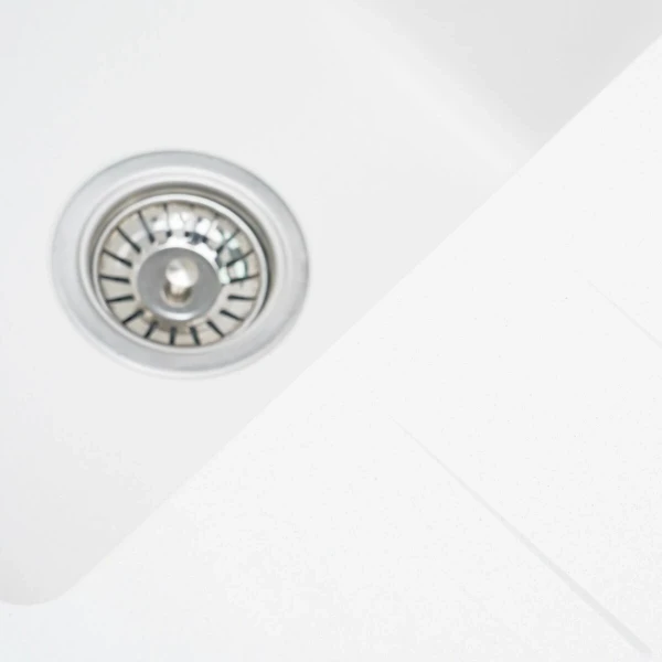 Гранітна мийка для кухні VALESO 6243 LIANA матова Білосніжна