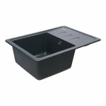 Гранітна мийка для кухні VALESO 6243 LIANA матова Антрацит