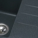 Гранітна мийка для кухні VALESO 6243 LIANA матова Антрацит