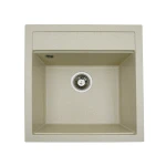 Гранітна мийка для кухні VALESO 5149 FIESTA матова Пісок