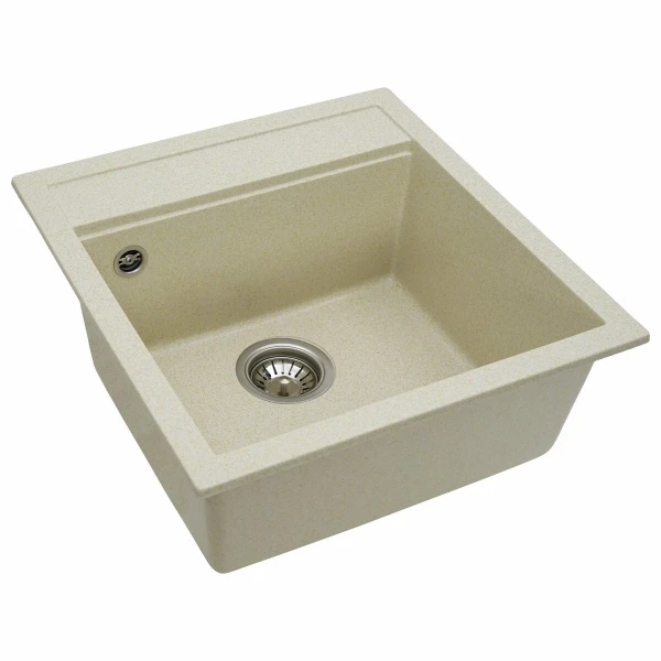 Гранітна мийка для кухні VALESO 5149 FIESTA матова Пісок