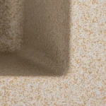 Гранітна мийка для кухні VALESO 4040 RUBA матова сафарі