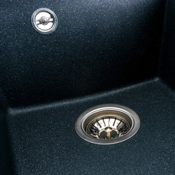 Гранітна мийка для кухні VALESO 4150 SOKIL матова (антрацит)