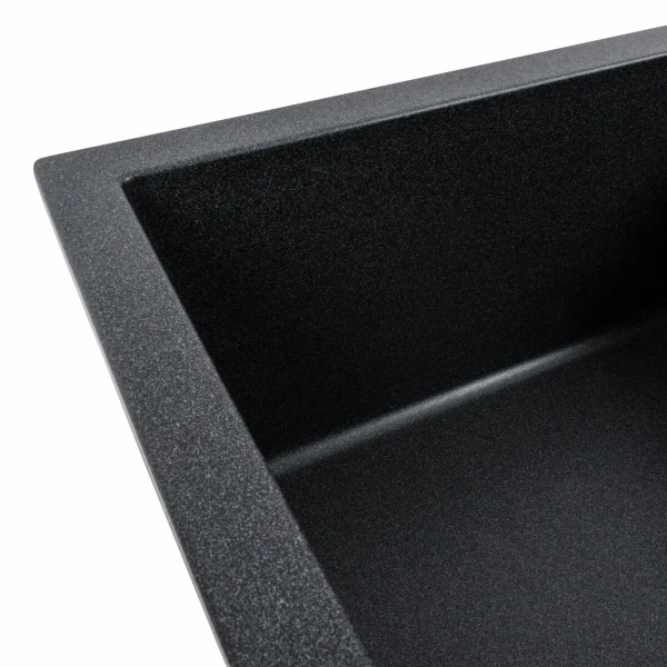 Гранітна мийка для кухні VALESO 7950 Selena матовий Карбон