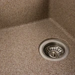 Гранітна мийка для кухні VALESO 6250 ZIRKONE матова Карамель