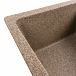 Гранітна мийка для кухні VALESO 6250 ZIRKONE матова Карамель