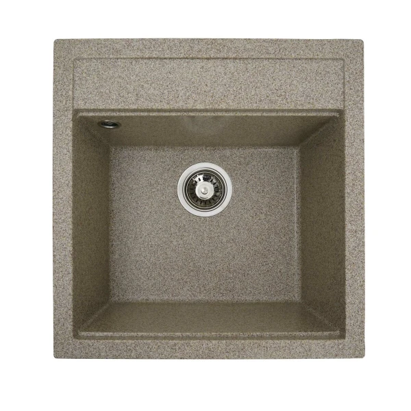 Гранітна мийка для кухні VALESO 5149 FIESTA матова Карамель