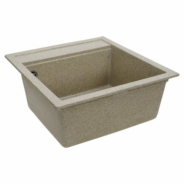 Гранітна мийка для кухні VALESO 5149 FIESTA матова Карамель