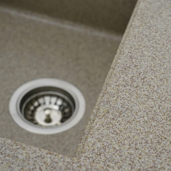 Гранітна мийка для кухні VALESO 5149 FIESTA матова Карамель