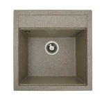 Гранітна мийка для кухні VALESO 5149 FIESTA матова Карамель