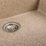 Гранітна мийка для кухні VALESO 7850 Bogema матова (карамель)