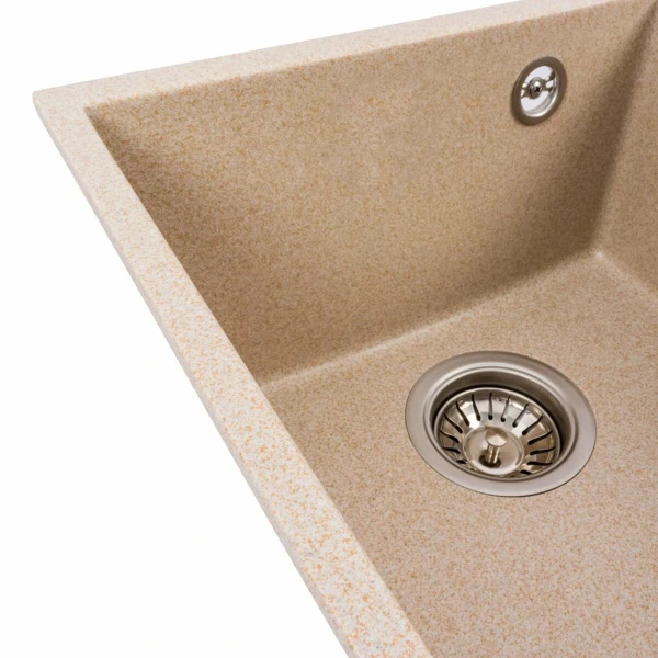 Гранітна мийка для кухні VALESO 3744 ROXY Сафарі