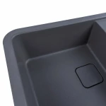Гранітна мийка для кухні VALESO 7850 CUBE матова Сірий мусон