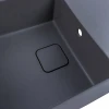 Гранітна мийка для кухні мусон VALESO 7850 CUBE матова Сірий