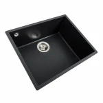 Гранітна мийка для кухні VALESO 5444 OASIS матовий Карбон