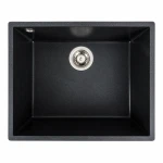 Гранітна мийка для кухні VALESO 5444 OASIS матовий Карбон