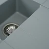 Гранітна мийка для кухні VALESO 7850W TOSKANA матова Сірий металік