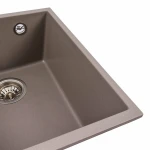 Гранітна мийка для кухні VALESO 3744 ROXY матова Дюна