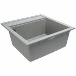 Гранітна мийка для кухні VALESO 5149 FIESTA матова Сіра