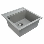 Гранітна мийка для кухні VALESO 5149 FIESTA матова Сіра