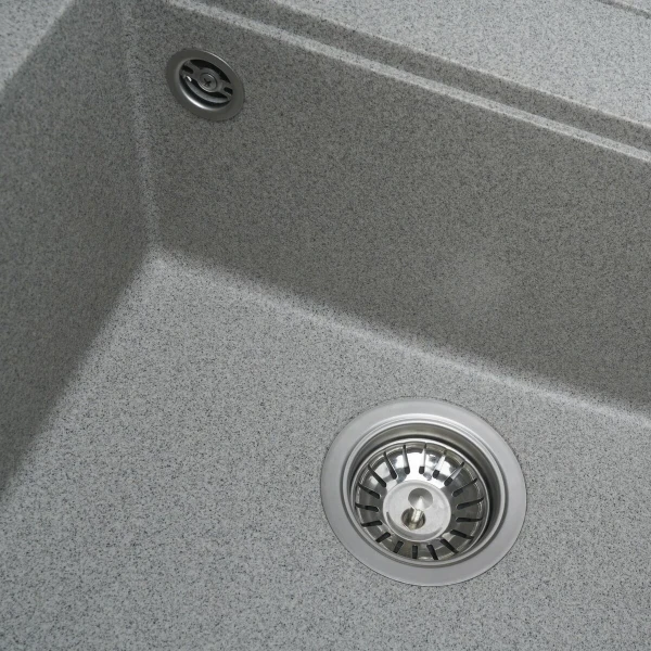 Гранітна мийка для кухні VALESO 5149 FIESTA матова Сіра