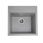 Гранітна мийка для кухні VALESO 5149 FIESTA матова Сіра