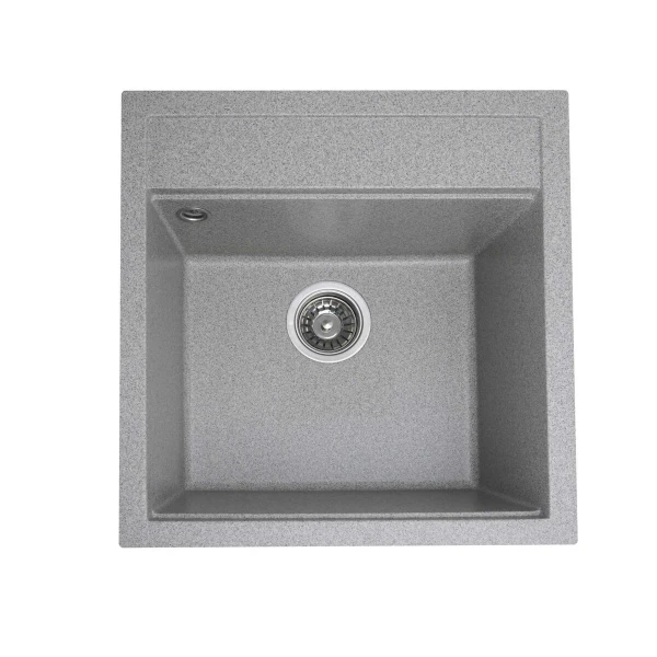 Гранітна мийка для кухні VALESO 5149 FIESTA матова Сіра