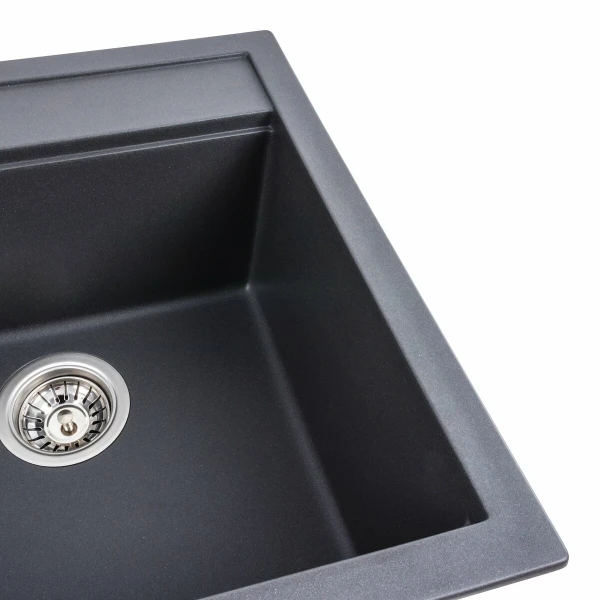 Гранітна мийка для кухні VALESO 5149 FIESTA матовий Моріон