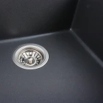 Гранітна мийка для кухні VALESO 5149 FIESTA матовий Моріон