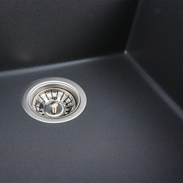 Гранітна мийка для кухні VALESO 5149 FIESTA матовий Моріон