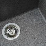 Гранітна мийка для кухні VALESO 5444 OASIS матова Мікс