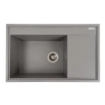 Гранітна мийка для кухні VALESO 7950 AZURIT матовий Сірий мусон