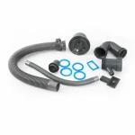 Євросифон одинарний Platinum для Handmade мийок PLATINUM (PVD чорний)