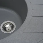Гранітна мийка для кухні Platinum 6250 SOUL матова Сірий мусон