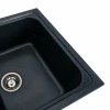 Гранітна мийка для кухні Platinum 7950 Equatoria матова Антрацит