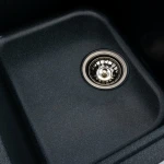 Гранітна мийка для кухні Platinum 7950 Equatoria матова Антрацит