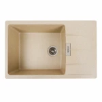 Гранітна мийка для кухні Platinum PLATINUM 7850 ROMA матова (бежевий)