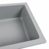 Гранітна мийка для кухні Platinum 7945 Paruana матова (сірий металік)