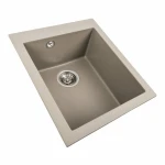 Гранітна мийка для кухні Platinum 4150 SOKIL матовий Титан