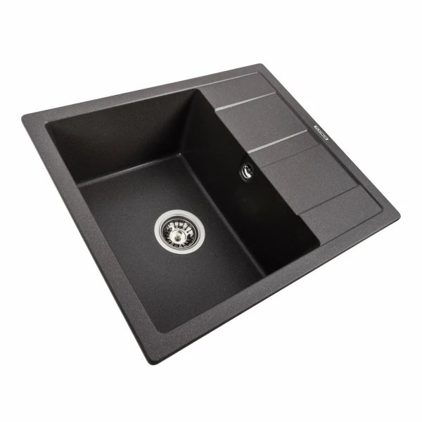 Гранітна мийка для кухні Platinum 5851 ARIA матовий Гренадін