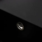 Гранітна мийка для кухні Platinum 9651 ATLAS матовий Чорний металік