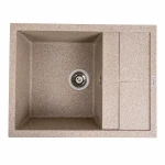 Гранітна мийка для кухні Platinum Карамель PLATINUM 6550 LOTOS матова