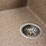 Гранітна мийка для кухні Platinum Карамель PLATINUM 6550 LOTOS матова